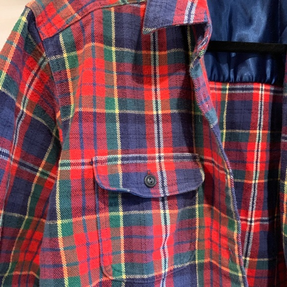 Marks & Spencer | Red Plaid Button Up - Picture 8 of 9